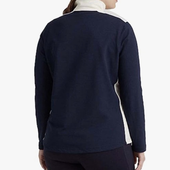 Lauren Ralph Lauren Zip-front Track Jacket - Sz 2X - Picture 2 of 5